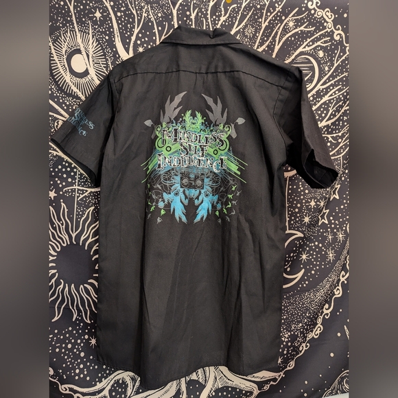 Vintage Dickies Mindless Self Indulgence Men's Work Shirt size Small - Picture 2 of 6